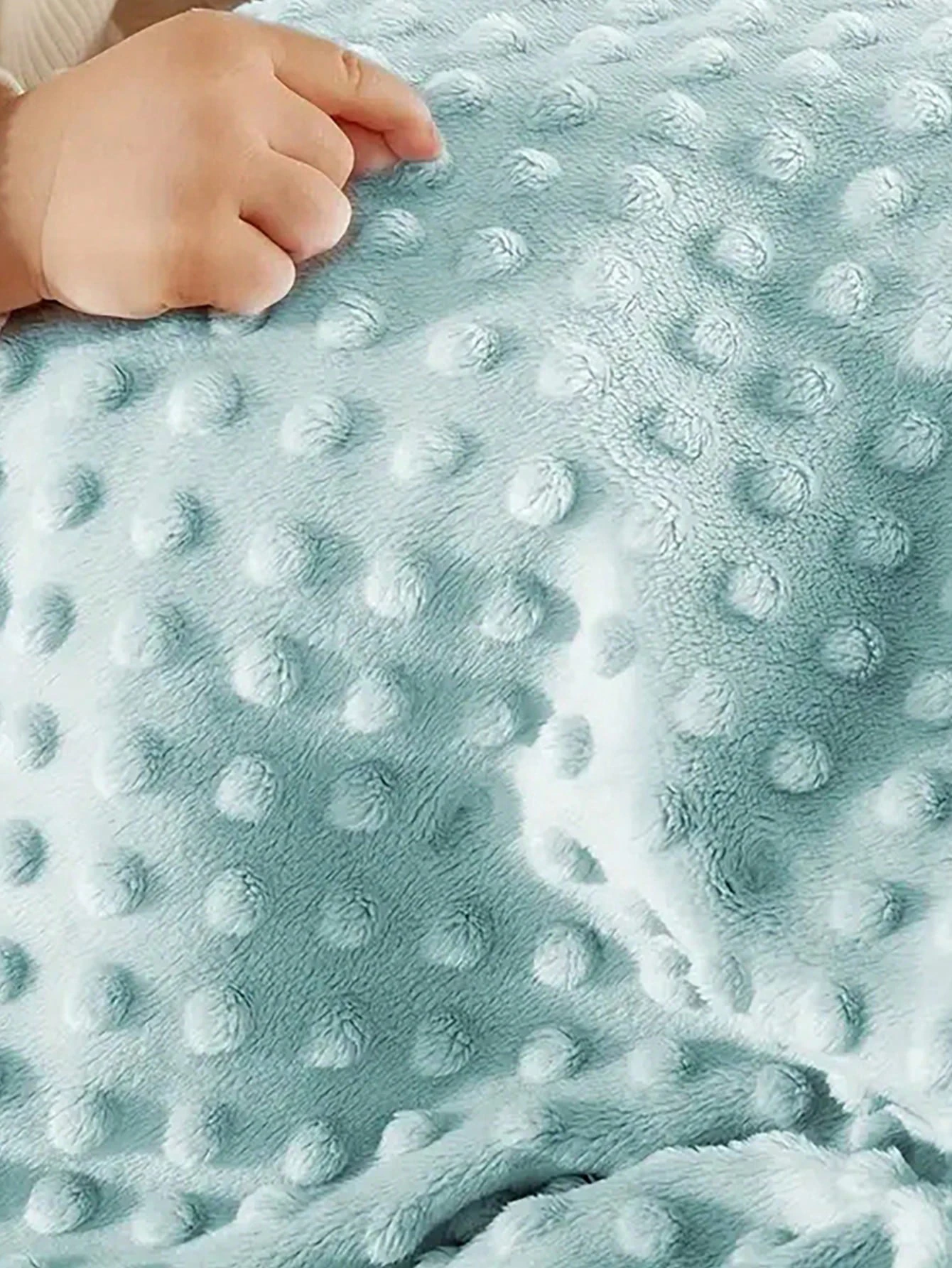 قطعة واحدة من بطانية صغيرة فائقة النعومة ومنقوشة - مناسبة لبطانية قماط، لحاف، بطانية غطاء، مناسبة للربيع والخريف والشتاء، هدية مثالية لحفلات استقبال المولود الجديد للأطفال. #5