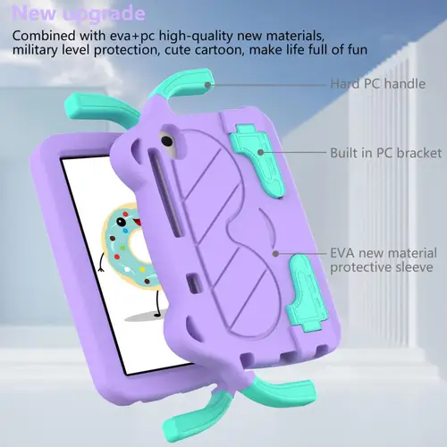 Imagen 2 del producto Funda para Lenovo Tab M11 M10 plus 3. a generación TB125FU TB128FU P11 Plus TB-J607F M8 4a generación TB300FU, funda para tableta con mango EVA para niños