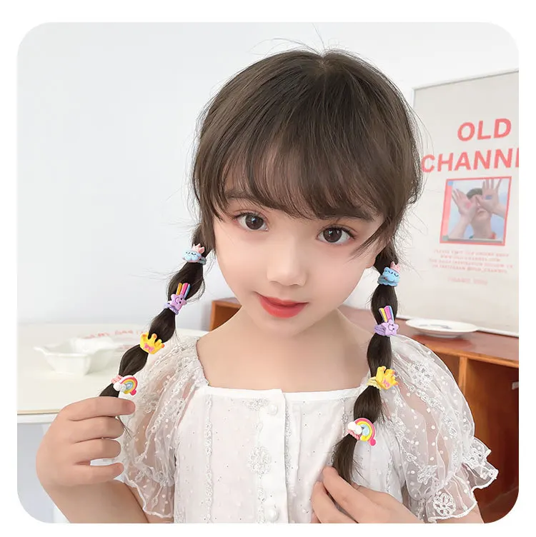 Gift Bucket Scrunchies Accessoires Cheveux Fille Hair Ties for Girls Cute Elastico Cabelo Haar Elastiekjes Acessorios Infantil