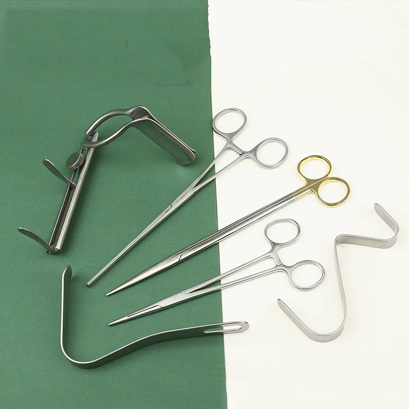 

Shanghai Tiagong Gynecological Plastic Instrument Package Adjustable Retainer Holding And Separating Forceps S-Type L-Type Vagin