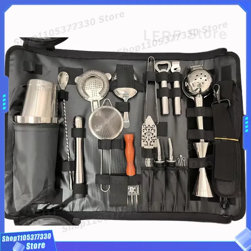 Professional 304 Stainless Steel Boston Cocktail Shaker Set for Bartenders High Quality Bar Mixing Kit Durable Drink Maker