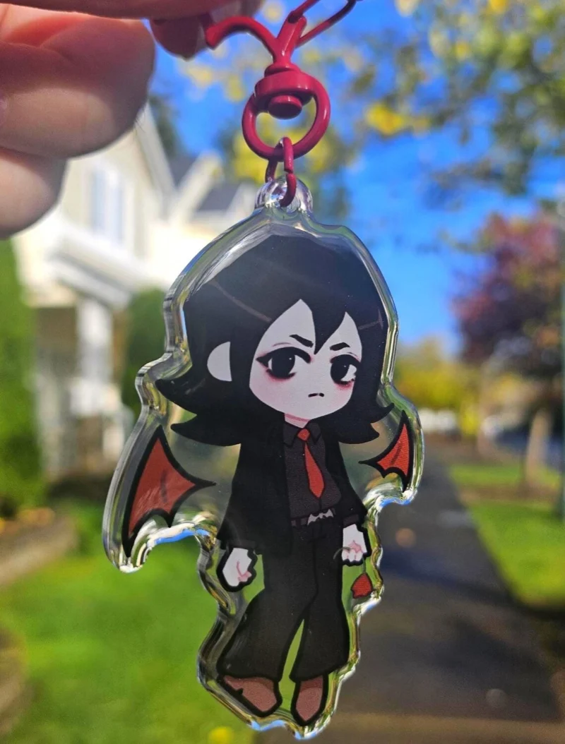 My Chemical Romance Three Cheers For Sweet Revenge Acrylic Keychain Gerard Way Punk Rock Band Pendant Bag Charm Fans Gift