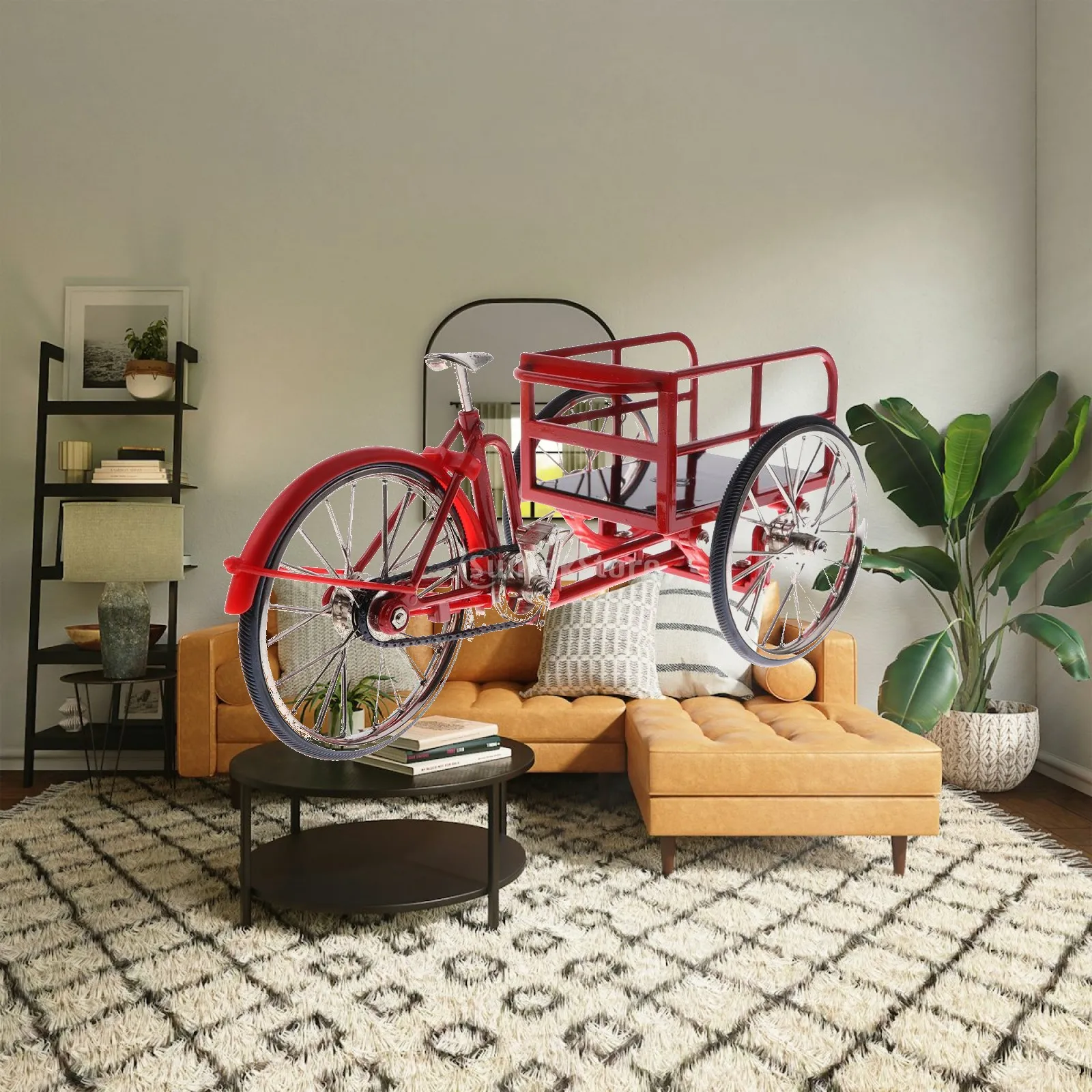 Миниатюрная гоночная велосипедная модель 1:10 из литого сплава, реалистичная игрушка-трицикл для детей, коллекционная модель для кукольного домика, подарок