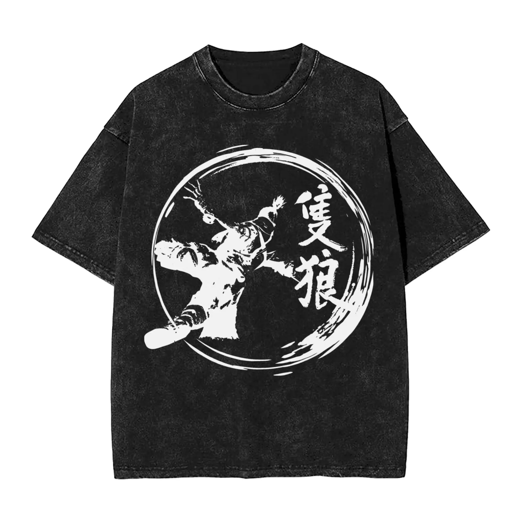Sekiro: Shadows Die Twice Washed T Shirts Streetwear Hip Hop Novelty T-Shirts  Tees for Men Women Cotton Harajuku
