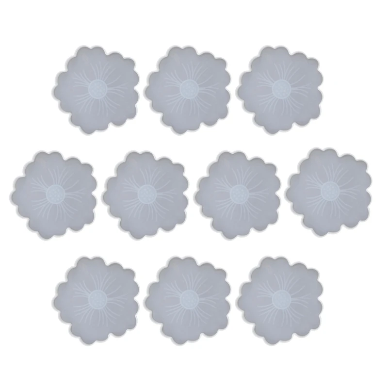 

Resin Cup Pad Moulds Silicone Tray Molds Flower Silicone Cup Mats Moulds Silicone Texture for Cup Pad Cup Mats