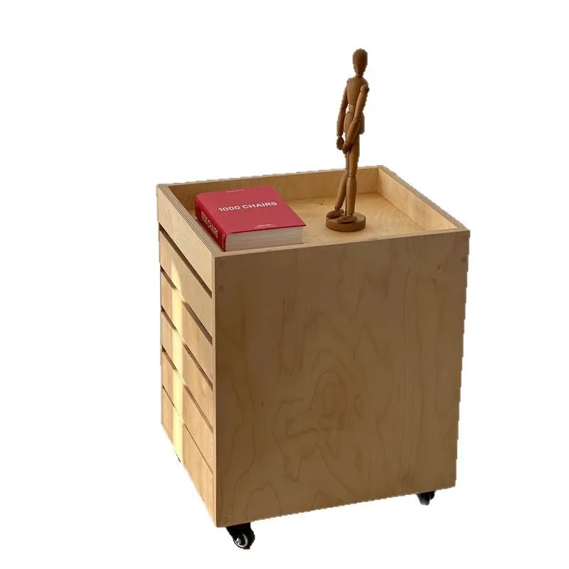 Birch ocean board multi-layer chest of drawers simple modern Internet celebrity living room wall chest of drawers