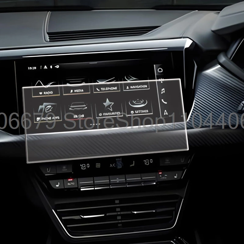 

Tempered Glass Screen protector For Audi S e-tron GT RS e-tron 2022- 2025 10.1inch car gps radio Navigation protective film