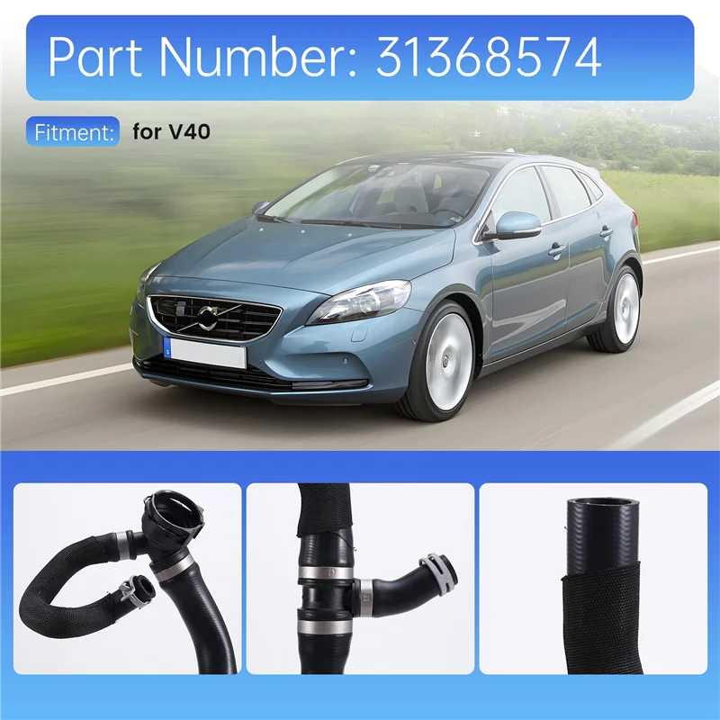 

VC-Innovative-31368574 Шланг охлаждающей жидкости нижнего бака радиатора для Volvo V40 Автомобильные аксессуары