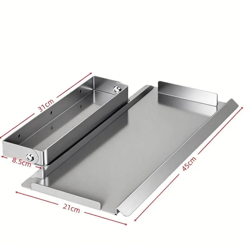 Wall Mount Keyboard Bracket Foldable Keyboard Tray Equipment Hanging Support Heavy Duty Office Mechanical Keyboard Mount Stand
