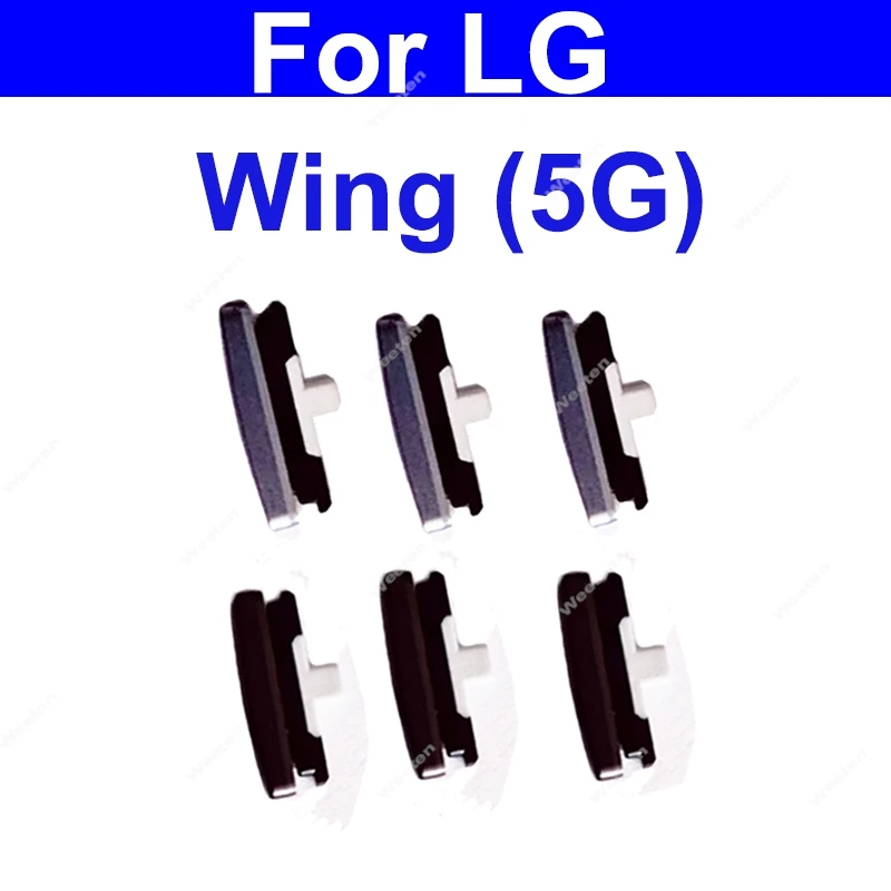 Power Volume Buttons For LG Wing 5G LM-F100 On Off Power Volume Side Keys Cell Phone Small Button Replacement