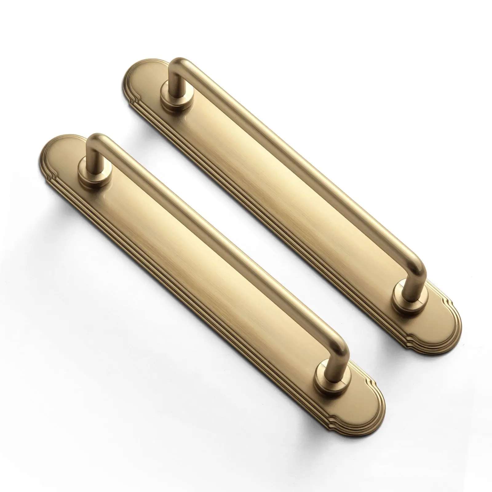 

Cabinet Bar Pull with Backplate Retro Furniture Handle 5''/7.6''inch-1827 Kitchen Hardware