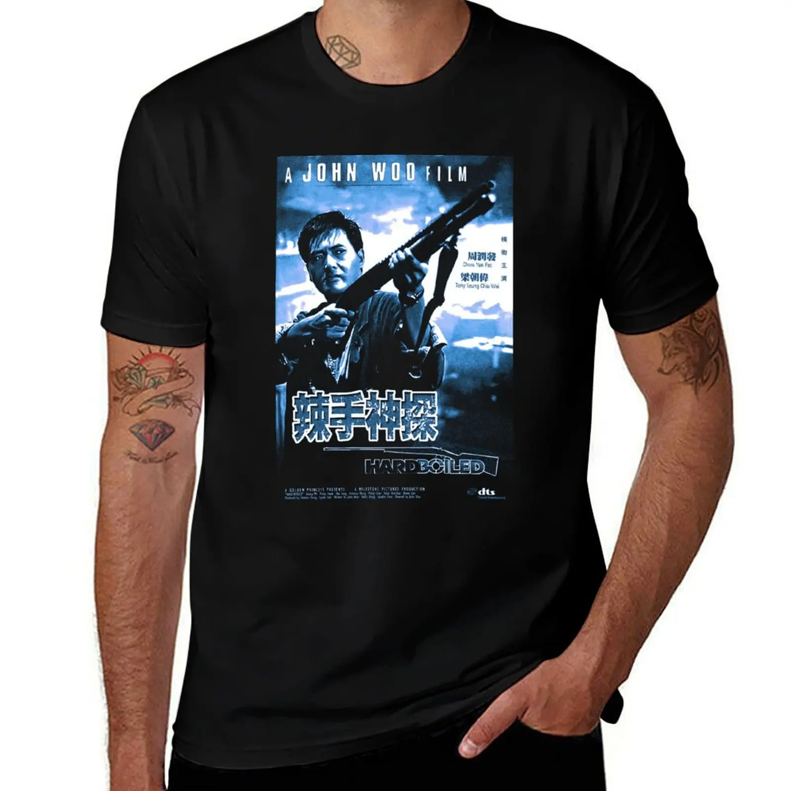 

HARD BOILED Bootleg T-Shirt cotton t shirt man t shirt man designer printed t shirts for man T-shirt