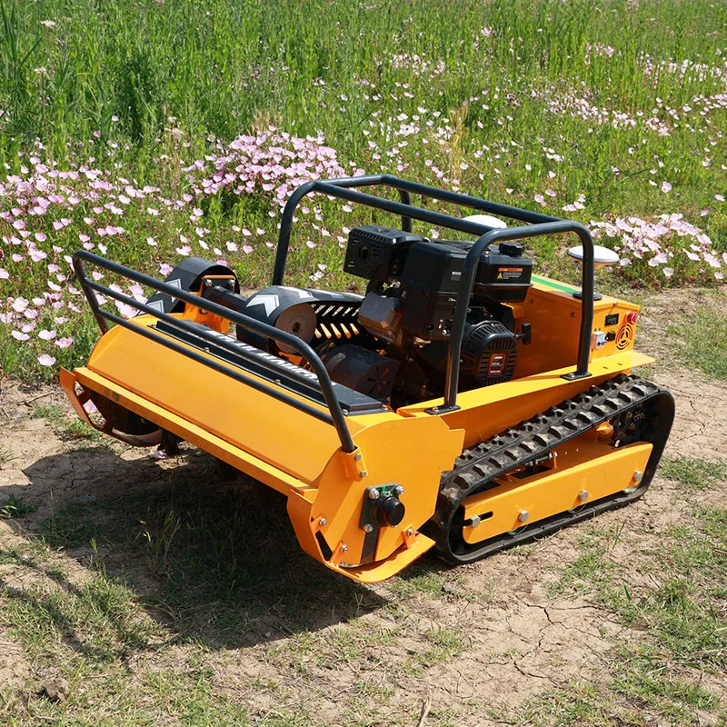 

Customized flail mower High Quality All Terrain Mower Can Cut Small Shrub forests Remote Control Flail Lawn Mower
