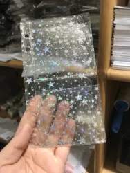 Bolsillo de inserción transparente de PVC para cuaderno de hojas sueltas, organizador de planificador, carpeta de 6 anillos, accesorios de papelería coreana, A6, A6, A7