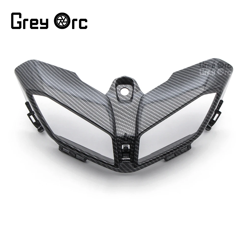 Shell Headlight Hhield Bracket Hood Carbon Fiber Printing For YAMAHA FZ 09 FZ-09 2017 2018 2019 Motorcycle accessories