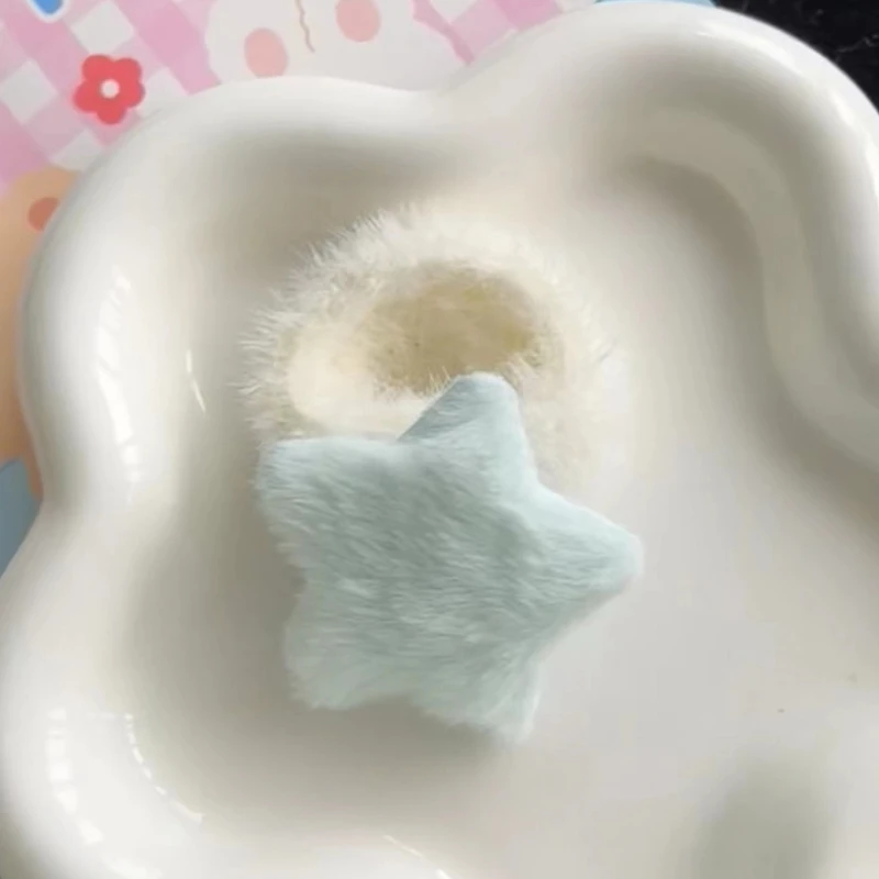 Ikat Rambut Mewah Rambut Bintang Ikat Rambut Warna-warni Putri Ikatan Berbulu Besar Putri Besar