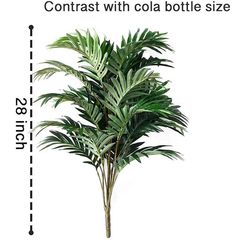 Artificial Palm Plant Leaf Artificial Fake Tropical Big Palm Leaf Artificial Plant