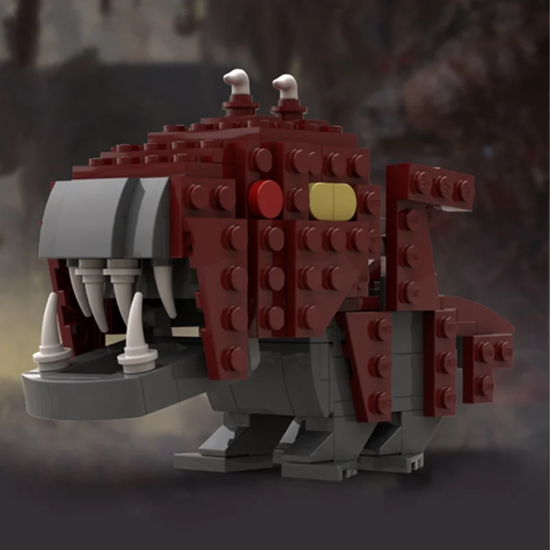 203 قطعة MOC فال هازاك الوحش هنتر العالم نموذج بناء لعبة كتل العمارة لتقوم بها بنفسك التعليم الإبداعي هدية الكريسماس عيد ميلاد #2