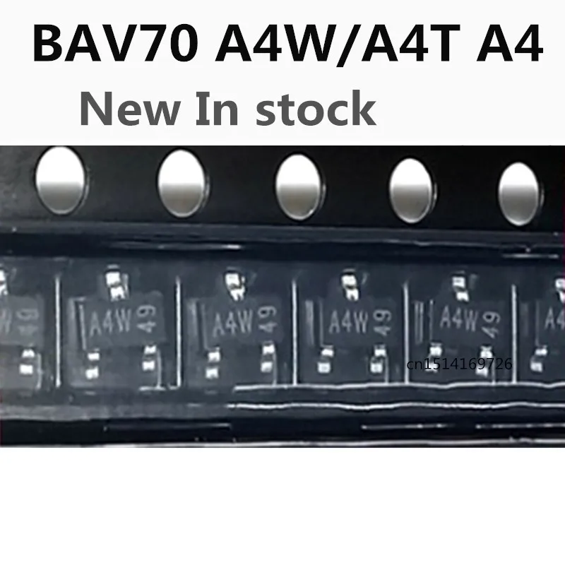 Original 20pcs / BAV70 A4W/A4T A4  SOT23