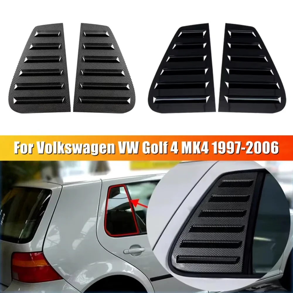 

Заднее стекло автомобиля, жалюзи, крышка, боковое вентиляционное отверстие, накладка на лобовое стекло для Volkswagen GOLF 4 MK4 1997-2006, Стайлинг автомобиля