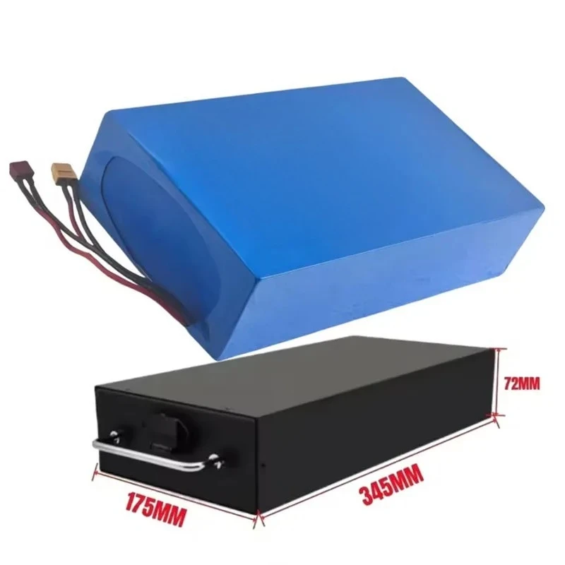 16S8P 60V 28Ah Li-ion Battery Pack 1000-3000W High-Power with Built-in BMS for Motorcycle, Scooter, Bicycle MotorReplace Battery