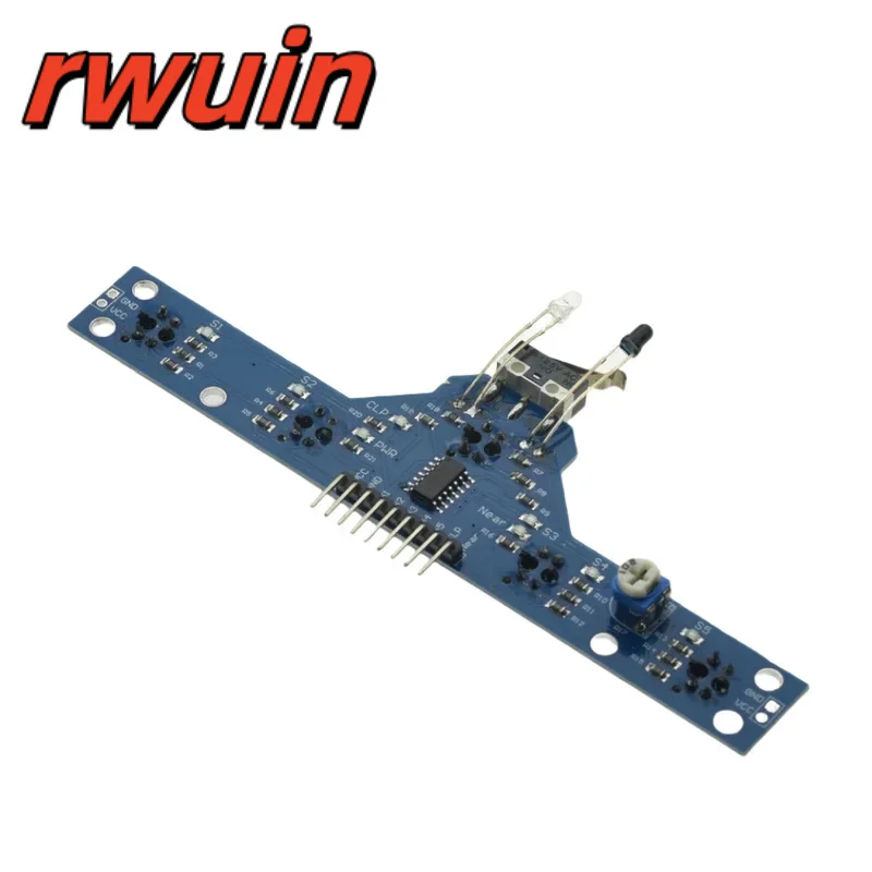 High Sensitivity Infrared Tracking Sensor Module 5 Road Obstacle Avoidance Patrol Line Detection Module 5 Major Functions