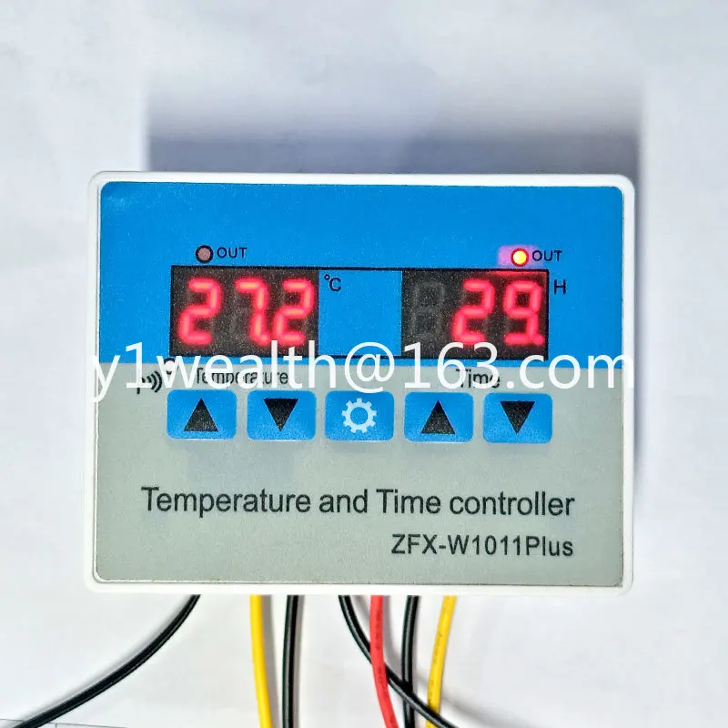 Temperature and Time Controller, Digital Thermometer, Intelligent Thermostat, AC110V DC12V  DC48V Remote Control ZFX-W1011Puls