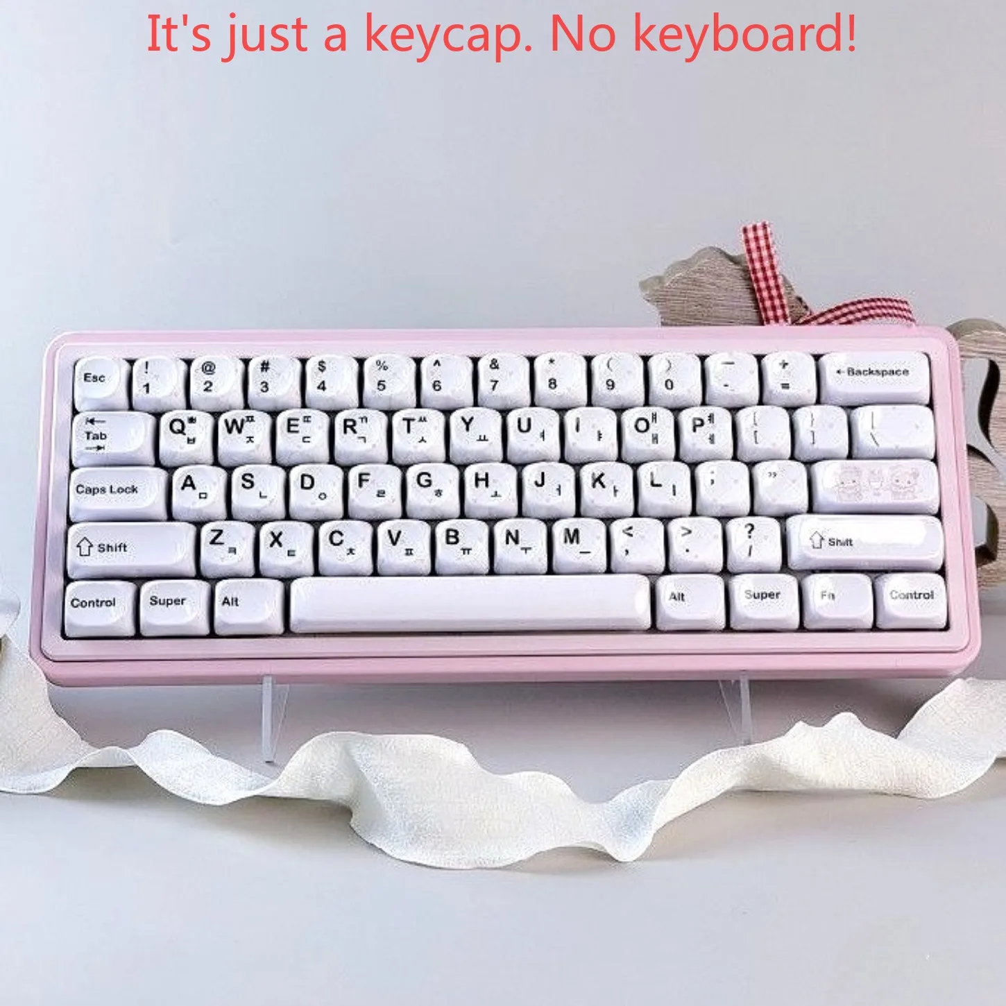 MOA Profile 130 Keys Jade Ceramic PC Feel Keycaps for Wooting Magnetic Switch Mechanical Keyboard