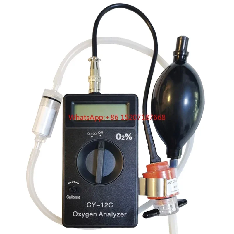 oxygene concentrator measuring O2 purity test meter