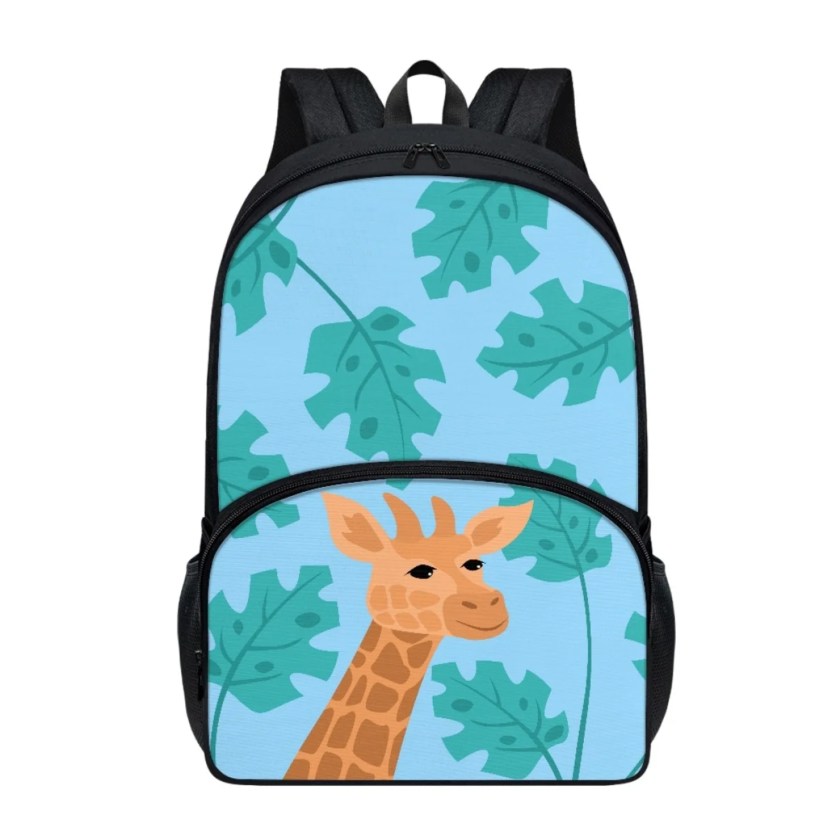 FORUDESIGNS Giraffe Creative Schoolbags Students  Backpacks for Boys Girls Multipurpose Bookbags School Supplies Storage