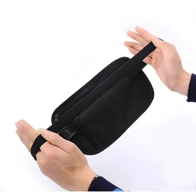 TEXU Hidden Money Belt For Men& Women For Travel Slim Design Fits Under Clothes To Secure Cash, Cards& Documents Protect