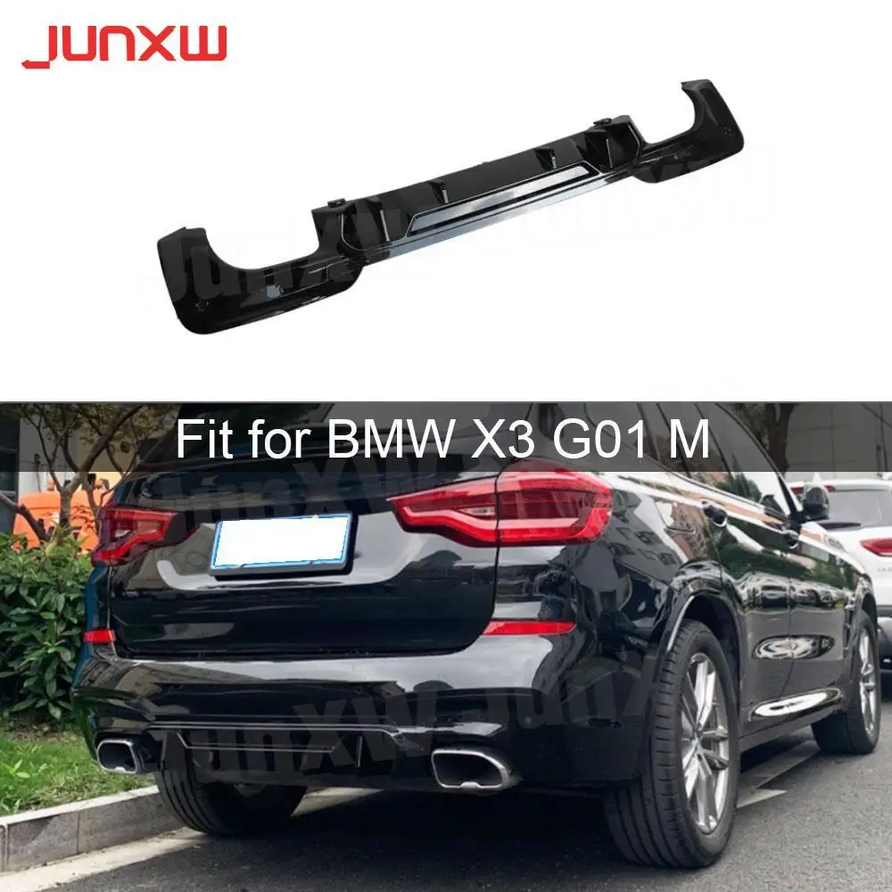 

ABS Material Car Rear Bumper Lip Diffuser Body Kits For BMW X3 G01 M Sport 2018-2020 Rear Diffuser Bumper Guard Extension