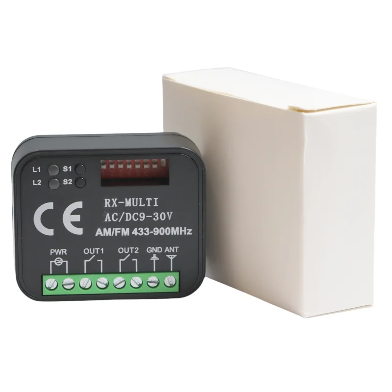 Récepteur universel de télécommande de porte de Garage RX MULTI 300-868MHz AC/DC 9-30V récepteur pour porte de Garage et transmetteur de barrière
