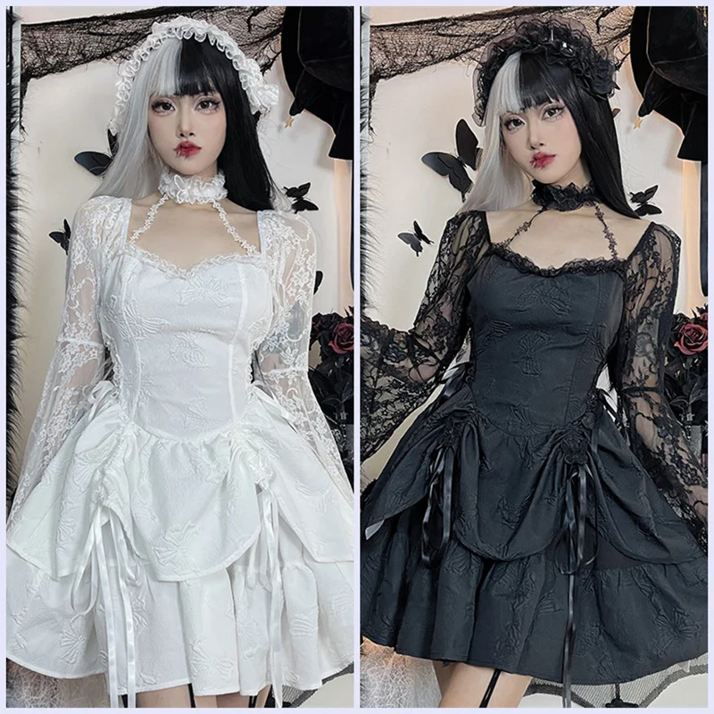 لوين الملاك الشيطان شبح العروس دور تأثيري الدكتور الدانتيل Sve معلقة Ne Dr Street Sle ساحة طوق طويل Sve...