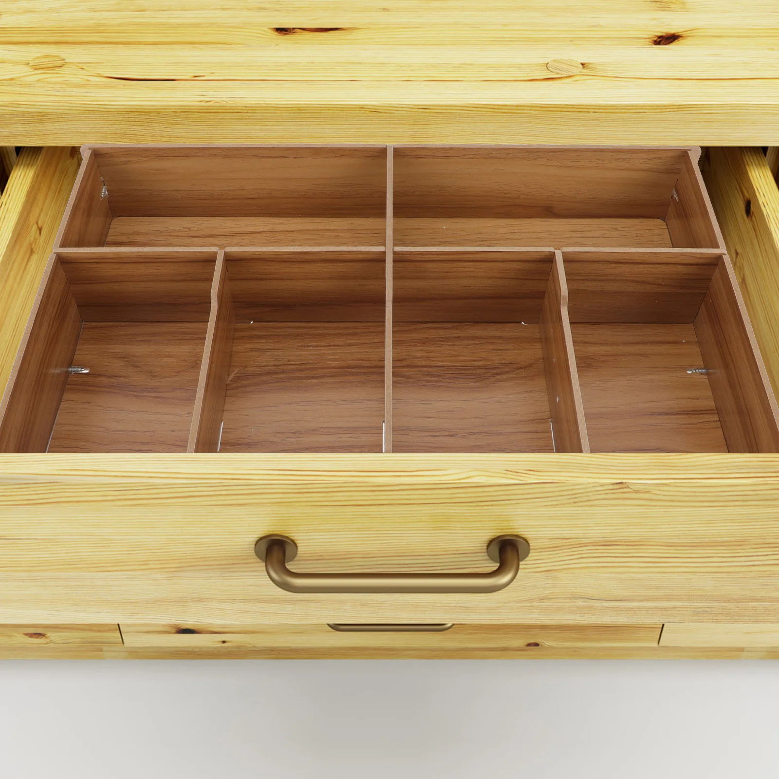 صندوق تخزين أموال صفر متعدد الشبكات منظم سطح المكتب حامل نقدي حاوية تغيير النمط الخشبي توريد مركز السوبر ماركت #6