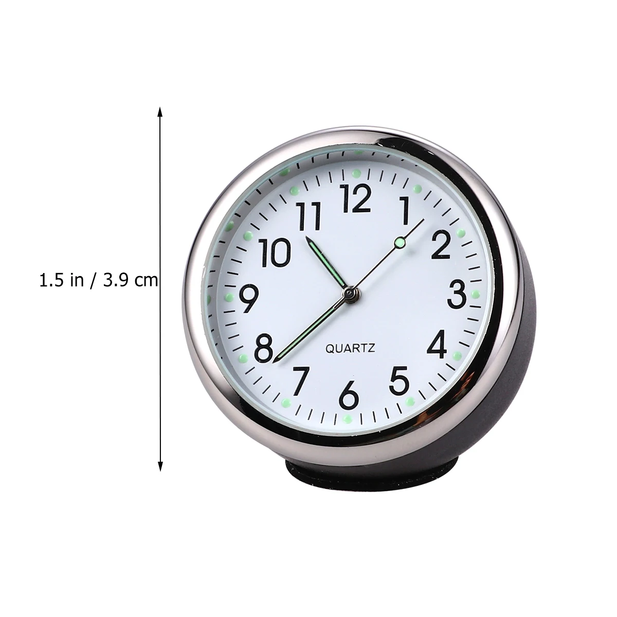 Car Quartz Clock Night Lights Fashion Metal Shell Easy Time Viewing Reliable Quality Automotive Clocks Small Night Lamps