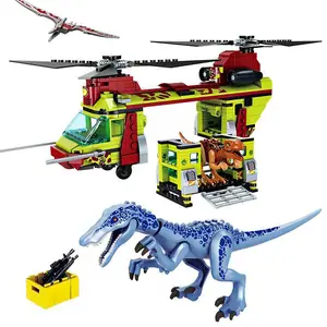 Building Blocks Jurassic World Helicopter AliExpress