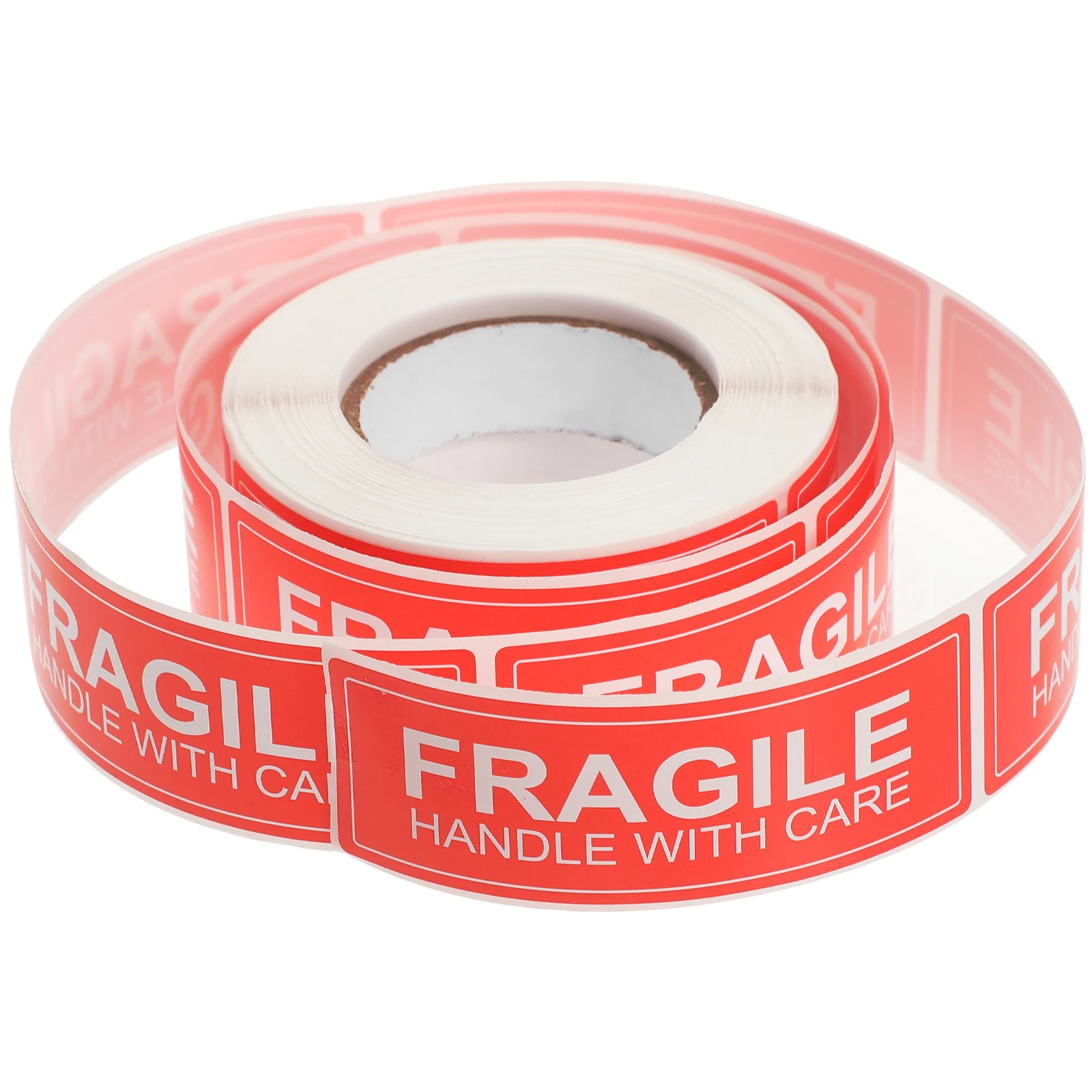 

1 Roll Self-Adhesive Fragile Warning Packing Labels Shipping Decals Handle With Care Packaging Moving Do Not Bend Stickers