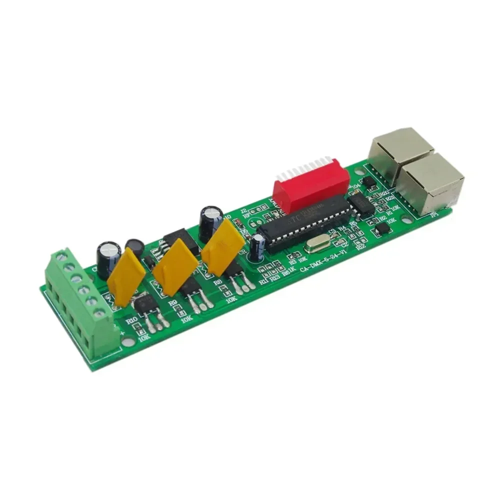 

RGB DMX512 strip controller CA-DMX-BAN DMX Constant Common Anode DC5-24V 15A Controller for RGB LED Strip Lamp Light