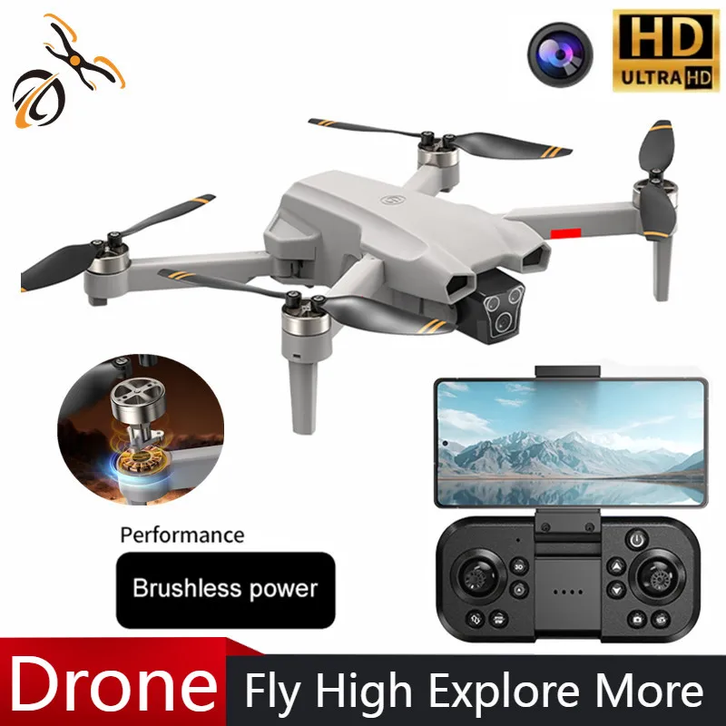 Dron profesional L107 Pro con cámara 4K HD, disparo por gestos, WIFI FPV, motores sin escobillas, cuadricóptero plegable, juguete, regalo de cumpleaños
