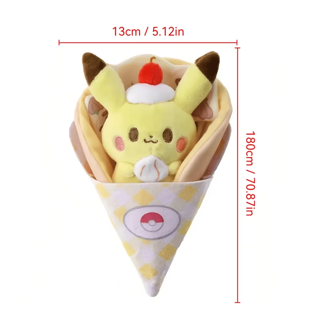 Pikachu Piplup Plush Toys Cute Anime Stuffed Doll Cartoon Animal Plushie Collectible Figure Kids Birthday Gift Home Decor 17CM - view 4
