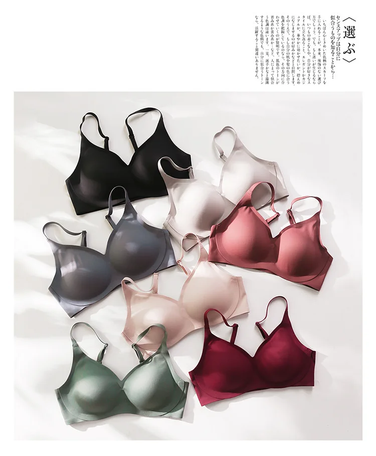 Wirefree Comfortable Push Up Bralette for Small Chest Lightweight Night Sleep Bra No Underwire