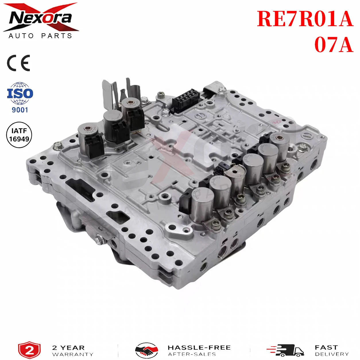 Original RE7R01A JF710E 07A Transmission Valve Body Assembly With Solenoids For VW Touareg Infiniti FX35 EX35 Q50 Q60 QX56 QX70