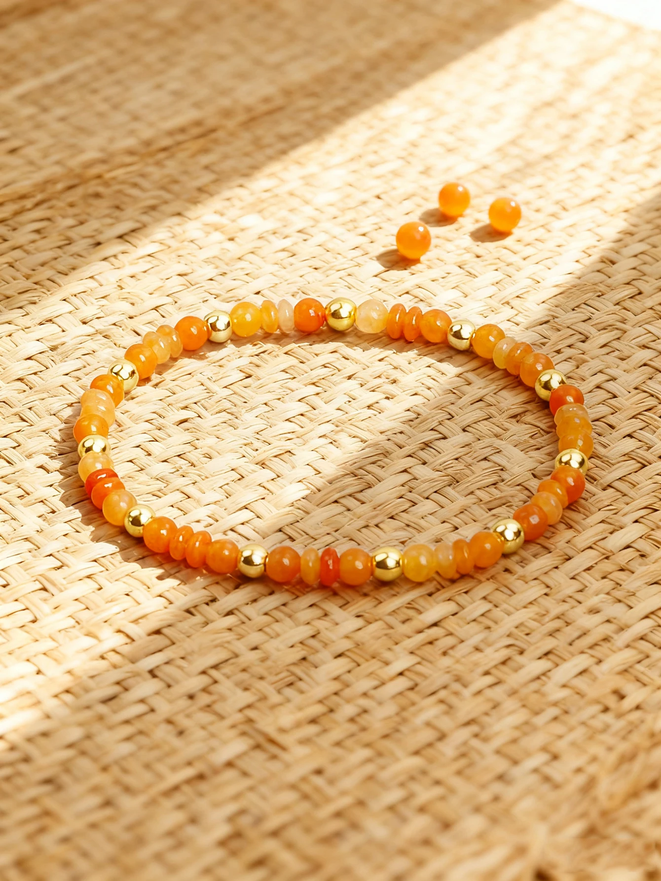 

Red Aventurine 4mm Bead Natural Stone Bracelet Energy Reiki Healing Charm for Good Luck Wealth Prosperity & Confidence Jewelry