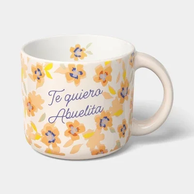 

14 oz Te Quiero Abuelita Shortie Mug Pink