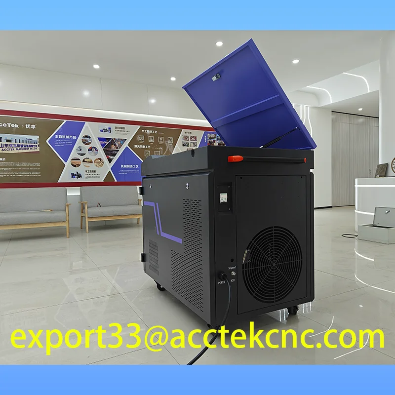 Small Size Handheld Style Portable Pulsd e Fiber Laser Cleaning Machine Metal Oil Rust Surface Paint Laser Cleaner