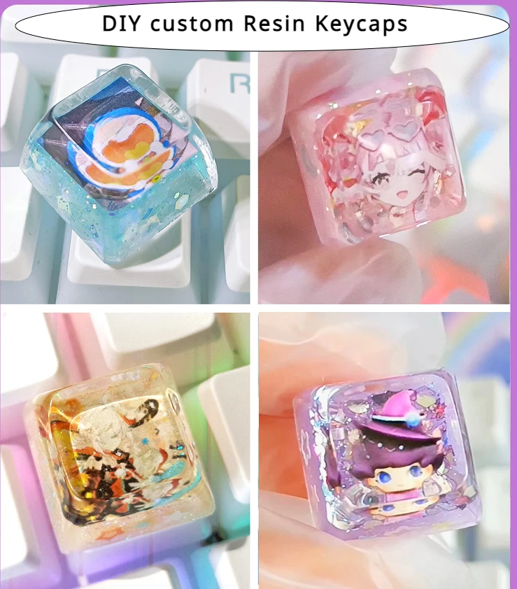 

Customized Keycaps Create DIY Resin Keycaps Single Translucent Custom Gifts Customized Mechanical Keyboards