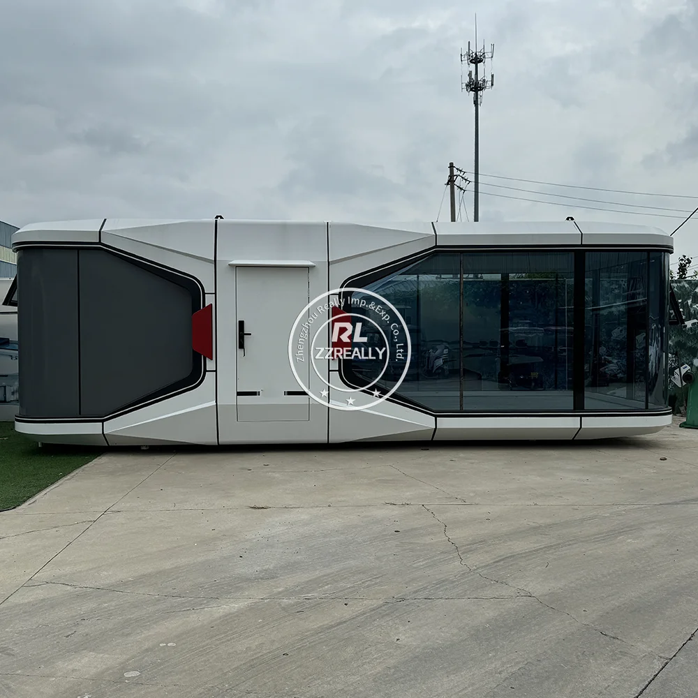 2024 الفاخرة الجاهزة كبسولة البيت فندق عازلة للصوت في الهواء الطلق النوم جراب الحديثة المنقولة التخييم المقصورة فيلا مع الحمام