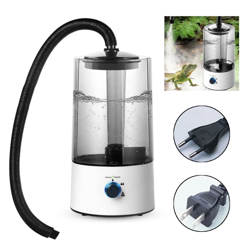 Fogger Humidifiers Terrarium Humidifier 4L Fogger with Hose for Reptile Amphibians Herps