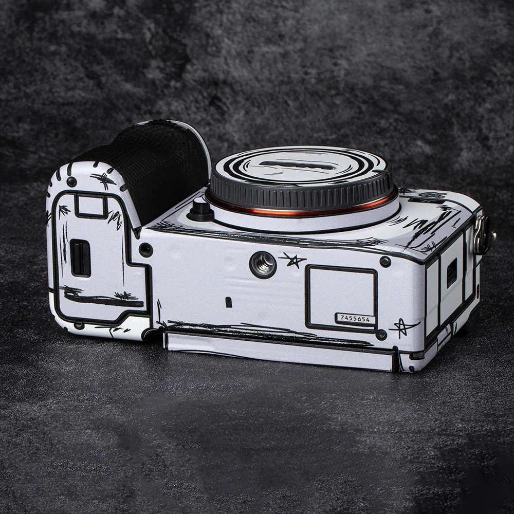 A7C2 A7C A7CR autocollant de peau d'appareil photo A7CII Film de protection A7CM2 A7CR housse Film enveloppant couvert pour Sony Alpha 7C II peau de décalcomanie